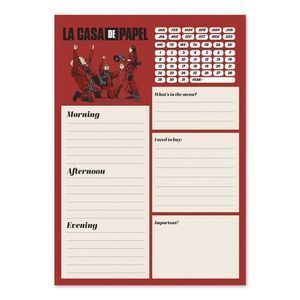 NOTAS DE ESCRITORIO LA CASA DE PAPEL
