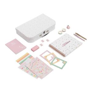 SET REGALO COMUNIÓN MALETÍN FLORAL