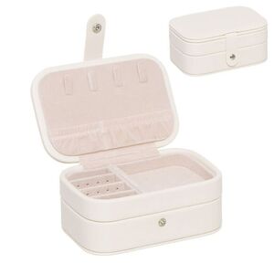 JOYERO DE VIAJE 2 NIVELES NATURAL