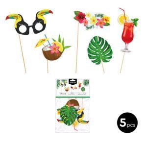 SET ACCESORIOS PARA PHOTOCALL TROPICAL CARTON 5 UDS