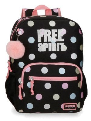 MOCHILA 31X42 ESCOLAR MOVOM FREE DOTS 