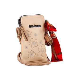 MINI BOLSO BANDOLERA PARA MOVIL GALATEA LOIS JEANS NATUR