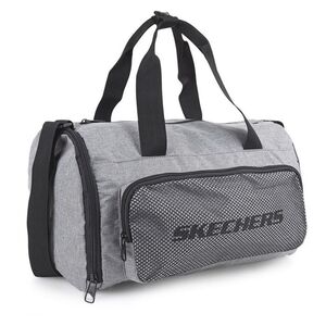 BOLSA VIAJE/DEPORTE SKECHERS GRIS BOLSILLO PARA ZAPATOS
