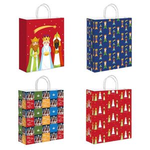 BOLSA MEDIANA REYES MAGOS 12U 26X12X32