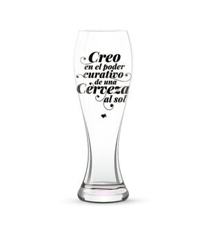 VASO DE CERVEZA LA VECINA RUBIA