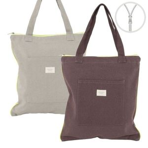 BOLSA ALGODON CREMALLERA LUCINE COLOR SURTIDO