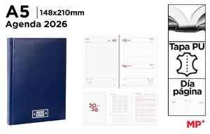AGENDA 2026 15X21 AZUL MP