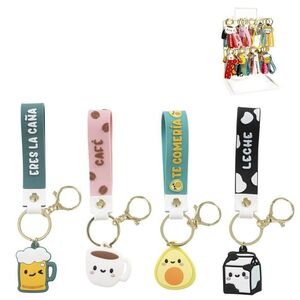  LLAVEROS YUMMY MENSAJES SURTIDOS