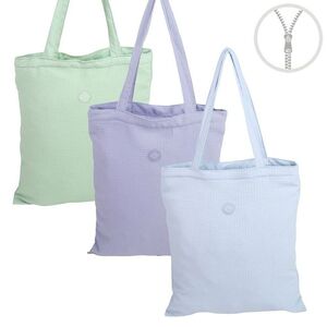 BOLSA ALGODON CON CREMALLERA WAFFLE SURTIDOS