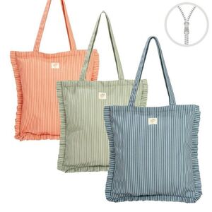 BOLSA ALGODON CON CREMALLERA BLOSSOM SURTIDAS