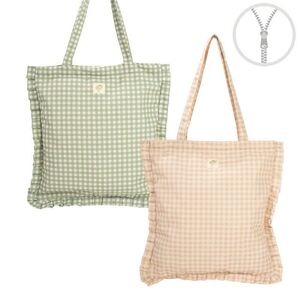 BOLSA ALGODON CON CREMALLERA BLOSSOM SURTIDAS