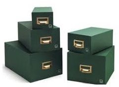 FICHERO CARTON FORRADO Nº5 (250X190) 500 FICHAS