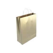 BOLSA PAPEL KRAFT L 32X14X40CM ORO