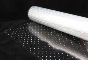 ROLLO PAPEL CELOFÁN 0,70X50 M LUNARES BLANCOS 