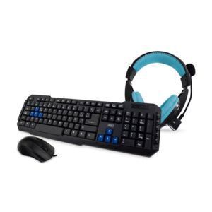 TECLADO RATON AURICULARES 3GO COMBODRILEH