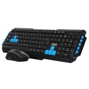 PACK TECLADO + RATON MM WIRELESS COMBODRILEW2 NEGRO USB 3GO