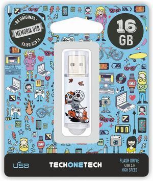 PENDRIVE 16GB CALAVERA MOTO