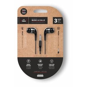 AURICULARES SOFT EARTECH BLACK INTRAUDITIVOS JACK