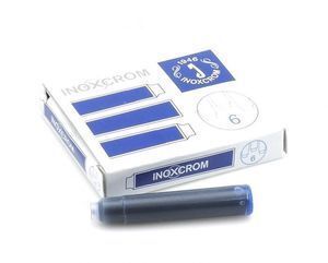 RECAMBIO INOXCROM CARTUCHO TINTA AZUL 6 UNIDADES