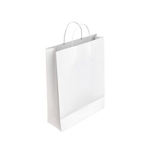 BOLSA PAPEL KRAFT S 24X10X32 BLANCA
