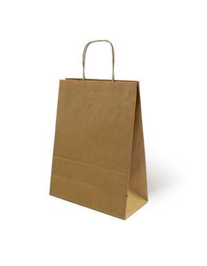 BOLSA KRAFT S 10X32 NATURAL VERJURADO UNIDAD