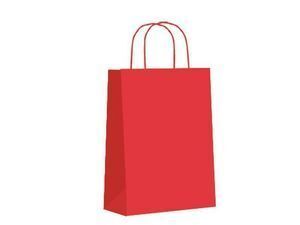 BOLSA KRAFT XS 18+8X24 ROJO