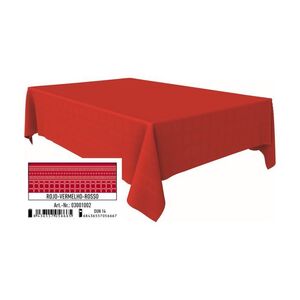 MANTEL DE PAPEL BASIKA ROJO ROLLO 1,2X5M