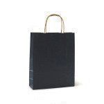 BOLSA KRAFT XS 18+8X24 NEGRO