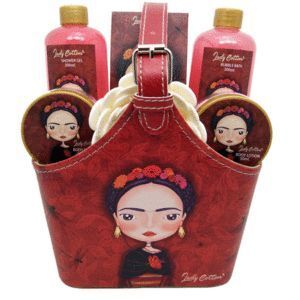 SET DE BAÑO BOLSO LADY COTTON FRIDA