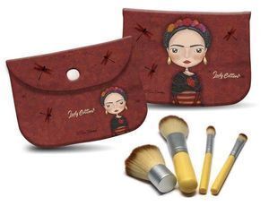 NECESER CON BROCHAS DE MAQUILLAJE FRIDA