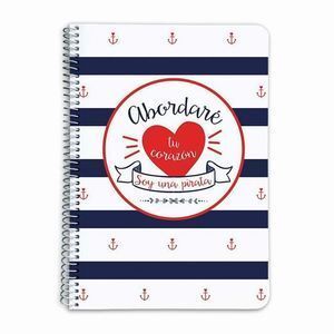 BLOC ESPIRAL A5 80H 70GR CUADRO 5MM T/D AMELIE MARINERO