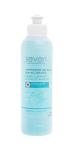 LIMPIADOR DE MANOS SIN ACLARADO SEVEN 245ML