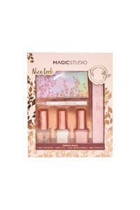 SET DE MANICURA FRANCESA ROSE GOLD (6 PIEZAS)
