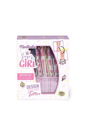 KIT DE TATUAJES CORPORALES SUPER GIRL MARTINELIA