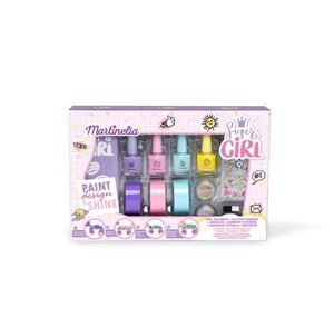 SET UÑAS Y PULSERAS SUPER GIRL MARTINELIA