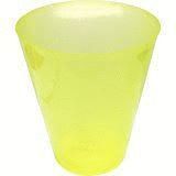 VASOS COCKTAIL AMARILLO 25 UNIDADES