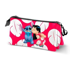 PORTATODO TRIPLE LILO Y STITCH KISS