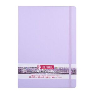 CUADERNO BOCETOS 21X30CM 140G 80 HOJAS VIOLETA PASTEL