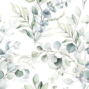SERVILLETA 33X33CM EUCALYPTUS ALL OVER UNIDAD
