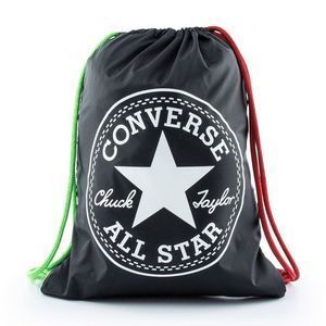 CONVERSE CINCH BAG BLACK/WHITE