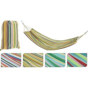 HAMACA DE TELA 200X100 CM RAYAS 