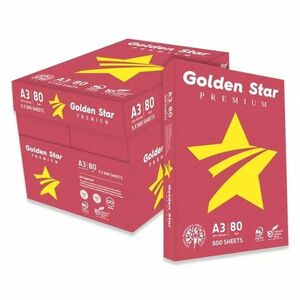 PAPEL A3 GOLDEN STAR 80GR 500 HOJAS