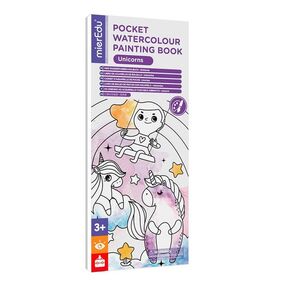 CUADERNO POCKET ACUARELAS UNICORNIO MIEREDU