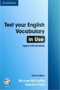 TEST ENG.VOCABULARY IN USE UPPER-INTERMED.
