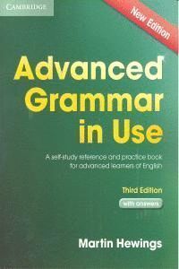 ADVANCED GRAMMAR IN USE BOOK WITH ANSWERS NE 3ªED