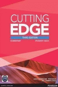 CUTTING EDGE ELEMENTARY ST PACK BOOK AND DVD 13