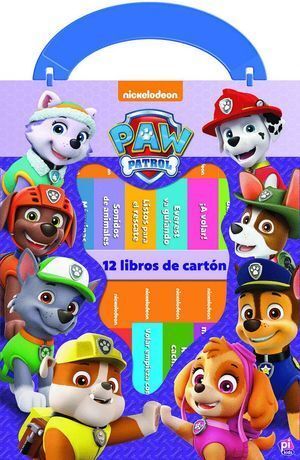 MI PRIMERA LIBRERIA PAW PATROL 12 LIBROS DE CARTON