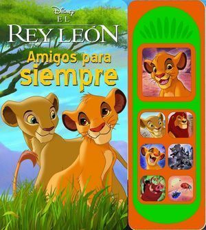 LIBRO MUSICAL 7 BOTONES REY LEON