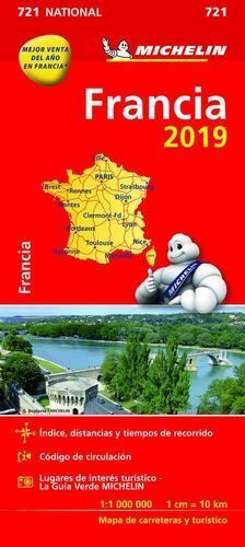 MAPA NATIONAL FRANCIA(721)2019