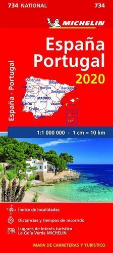 MAPA NATIONAL ESPAÑA  PORTUGAL 2020 (734)